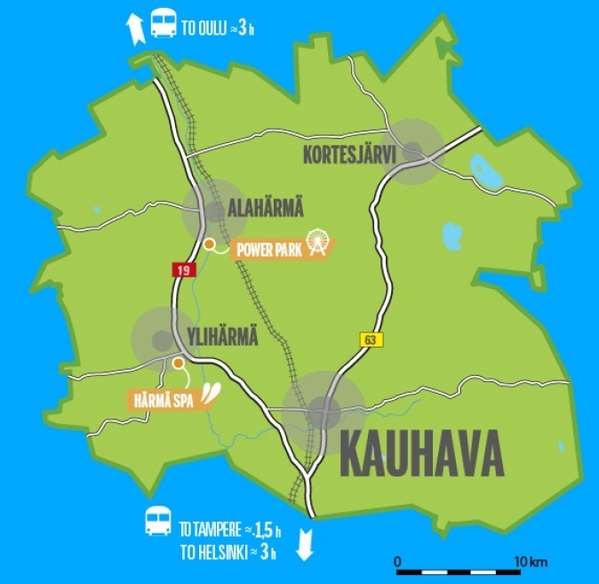 Map of Kauhava